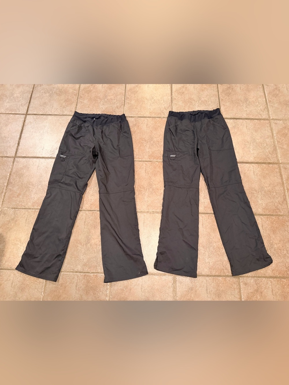 Cherokee Women's Wide Leg Scrub Pants in Black